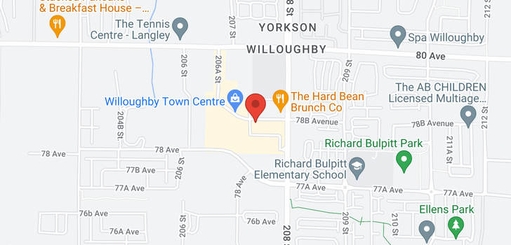map of A103 20716 WILLOUGHBY TOWN CENTRE DRIVE